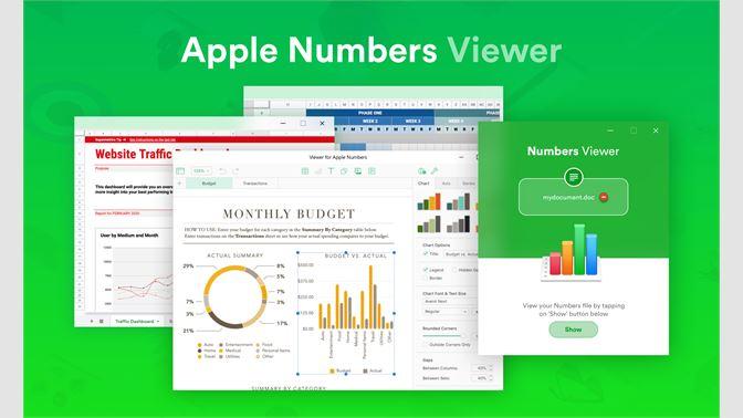 Viewer for Apple Numbers