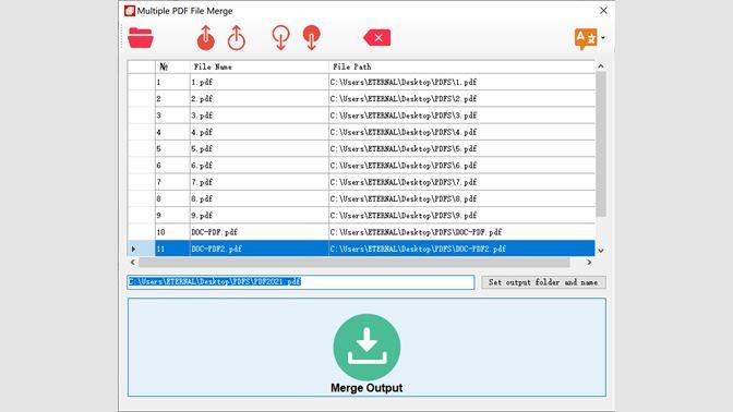Multiple PDF File Merge – Merge multiple PDFs into one high-definition PDF file, convert quickly locally