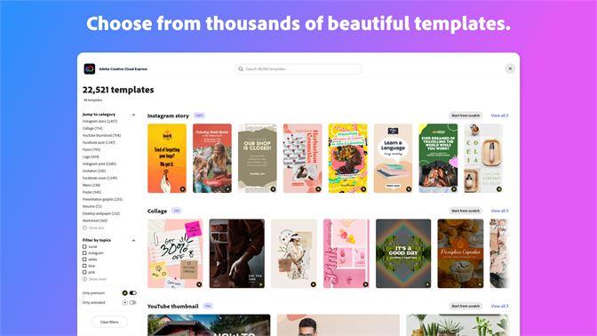 MODELOS: comience con decenas de miles de modelos hermosos y modernos.