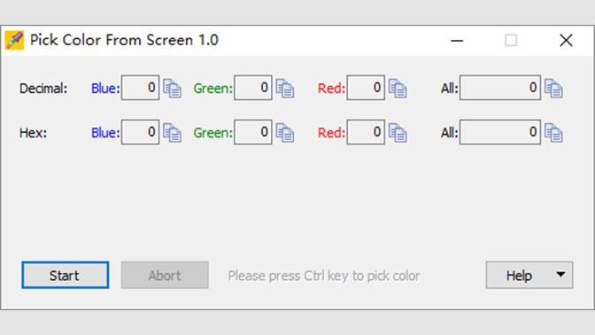 Pick Color From Screen